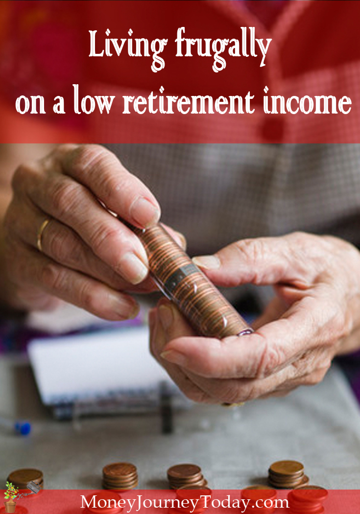 Is saving money for retirement overwhelming? Living frugally on retirement income is possible! See how you could enjoy retirement while living frugally!