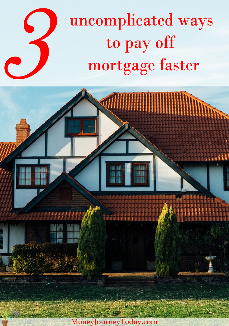 Looking to pay off mortgage faster? Here are 3 uncomplicated ways to help pay your mortgage early. Learn how to get rid of mortgage debt faster.
